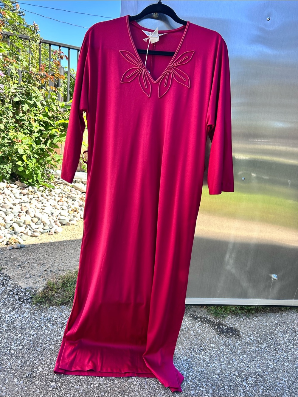 Gorgeous 70s Diamond Tea gown